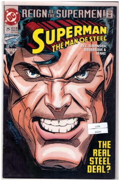 Superman: The Man of Steel #25, a DC comic book released in September 1993.