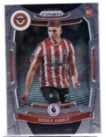 2021-22 Panini Prizm Premier League Vitaly Janelt #144 rookie card.