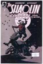Shaolin Cowboy: Cruel to Be Kin #1 from Dark Horse Comics, featuring a variant cover illustrated by Mike Mignola. 2022