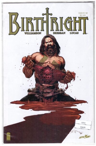 Birthright #10, a comic book published by Image Comics in August 2015.