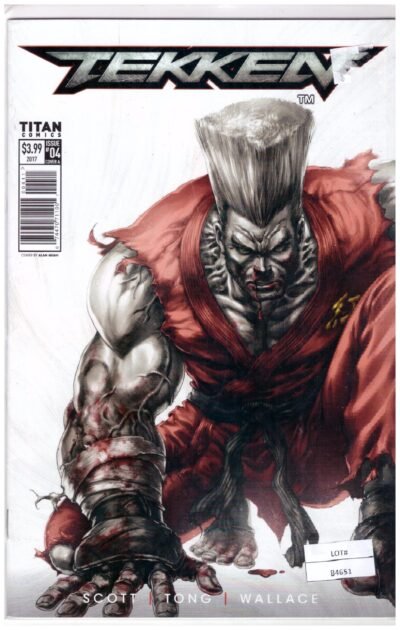 Tekken #4 published by Titan Comics, featuring artwork by Andie Tong.