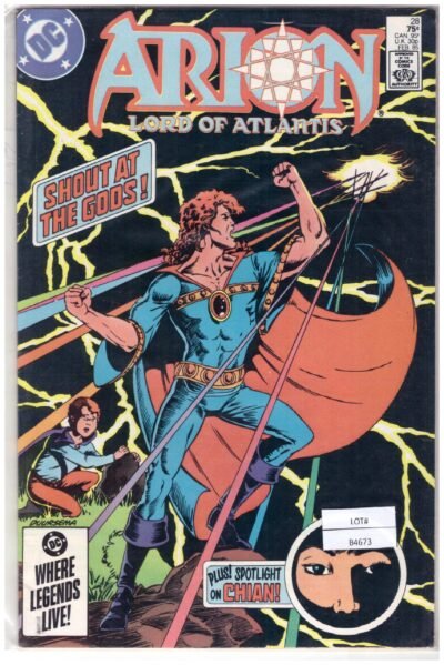 Arion, Lord of Atlantis #28, published by DC Comics in February 1985.