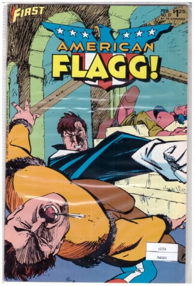 American Flagg! #37, published by First Comics in February 1987.