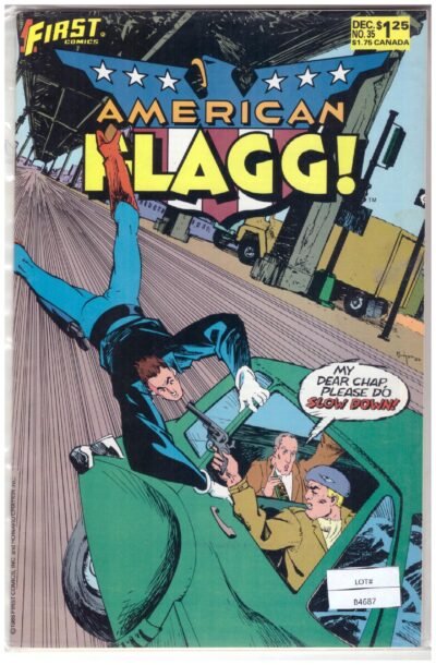 American Flagg! #35, published by First Comics in 1986.