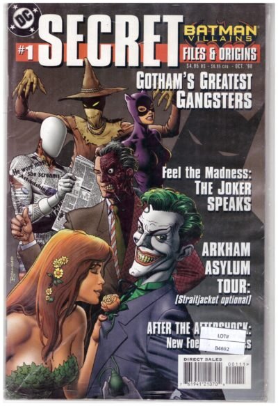 Batman Villains Secret Files and Origins #1, published by DC Comics in October 1998.