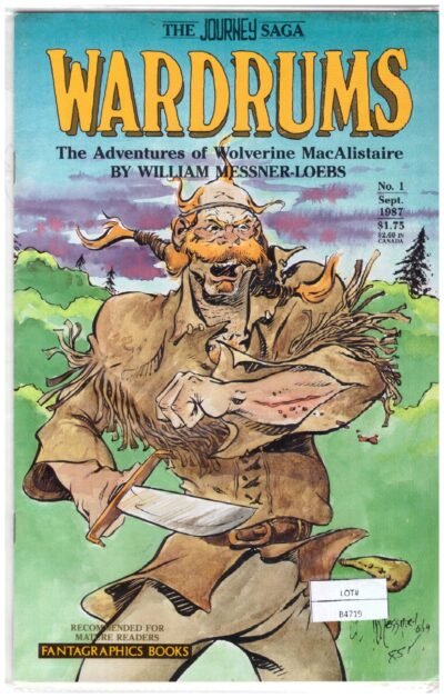 Wardrums: The Adventures of Wolverine MacAlistaire #1, published by Fantagraphics Books.