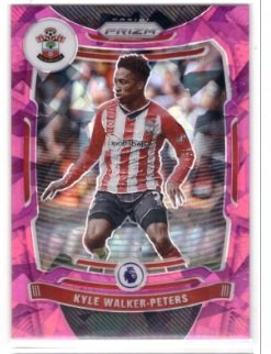 2021-22 Panini Prizm Premier League Kyle Walker-Peters (#109) soccer trading card.