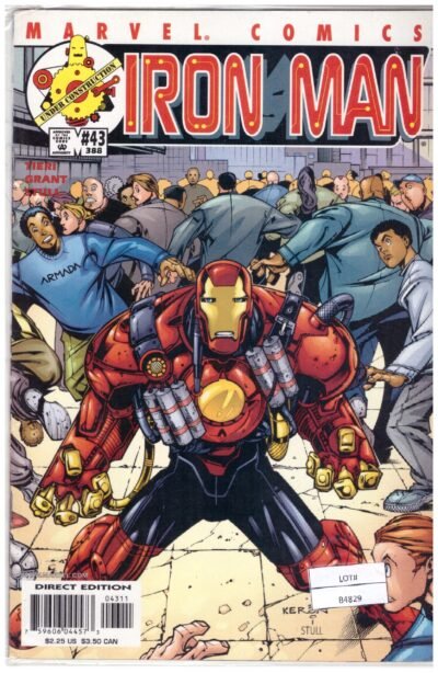Iron Man #43, published by Marvel Comics with a cover date of August 2001.