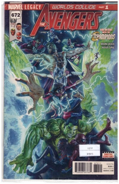 The Avengers #672, the first part of the "Worlds Collide" crossover storyline with The Champions.