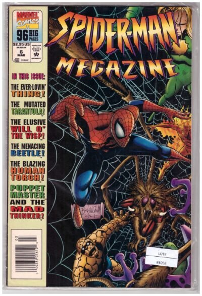 Spider-Man Megazine #6, published by Marvel Comics in March 1995.