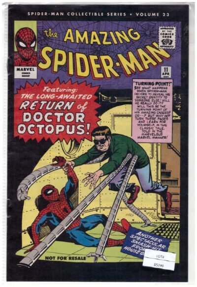 The Amazing Spider-Man #11 comic book, featuring the second appearance of Doctor Octopus.2006