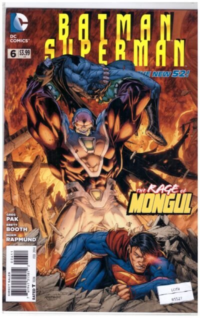 Batman/Superman (2013) #6, titled "The Rage of Mongul".