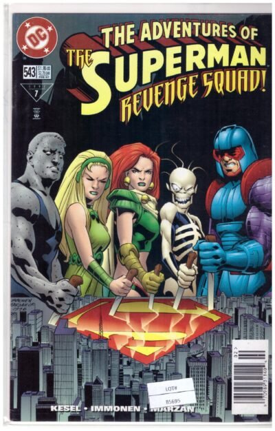 Adventures of Superman #543, published by DC Comics in February 1997.