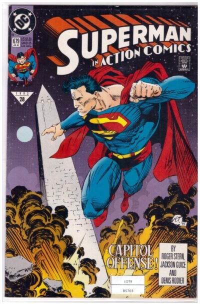 Action Comics #670, published by DC Comics with a cover date of October 1991.