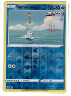 Remoraid 36/163 Reverse Holofoil card from the Battle Styles expansion.
