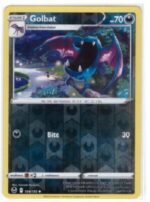 Golbat card from the Silver Tempest expansion.Reverse Holo