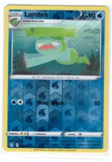 Lombre 033/203 card from the Pokémon TCG: Evolving Skies expansion.It is a Reverse Holo