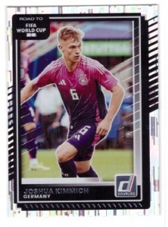 Panini Donruss Road to FIFA World Cup soccer card featuring German player Joshua Kimmich.