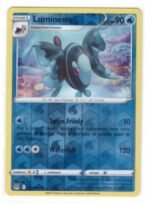 Lumineon card (number 041/196) from the Sword & Shield - Lost Origin expansion.It is a reverse holo