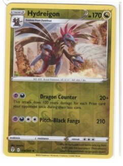 Hydreigon card (number 115/203) from the Sword & Shield - Evolving Skies expansion.It is a Rare Holo card