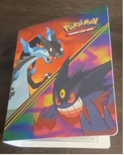 Mini Pokemon Album of 30 Mixed cards including Holo