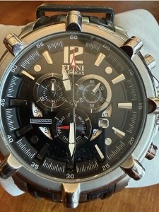 Elini Barokas Fortitudo Chrono Swiss Quartz Sapphire Crystal