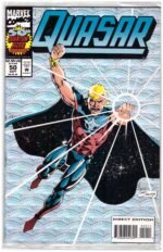 Quasar #50, a milestone 50th-issue comic book published by Marvel Comics in September 1993.