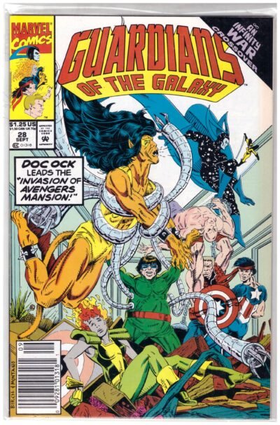 Guardians of the Galaxy #28, published by Marvel Comics in September 1992