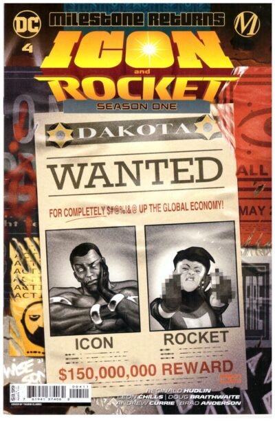 Icon and Rocket: Season One #4, published by DC Comics and Milestone Media in November 2021.