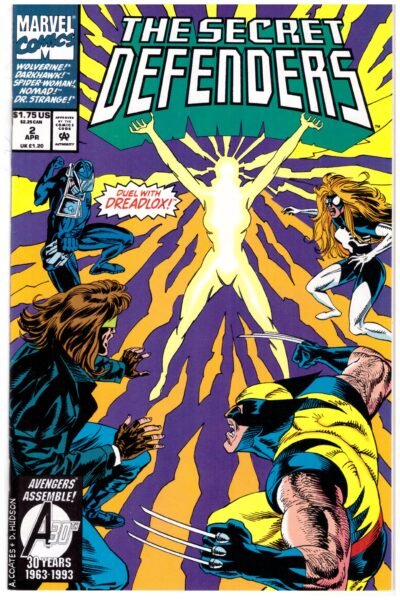 The Secret Defenders #4, published by Marvel Comics in June 1993.