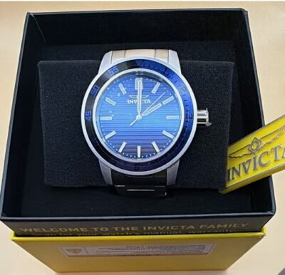 Invicta Specialty Gramercy 48965 Menโs 45mm Blue Dial Steel Watch 100m NIBWT New
