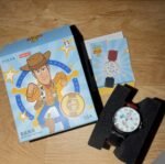 MINISO Toy Story 5 Woody Quartz Analog Watch Black/Red Strap Box & Manual
