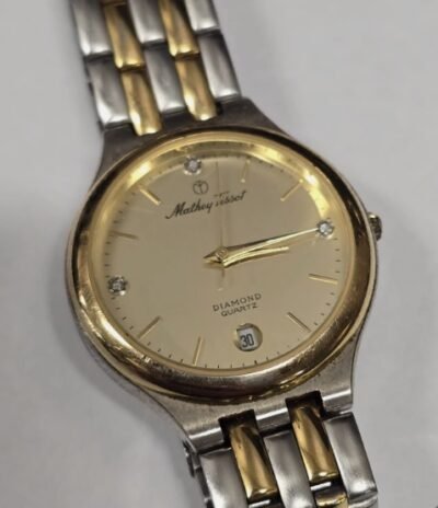 Mathey Tissot Dimond Stainless Steel Quartz Watch MT18H