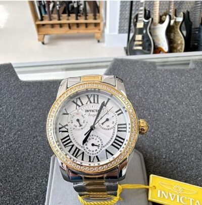 Invicta Angel Women's Quartz 100m Analog Two-Tone Roman Dial SS Bracelet