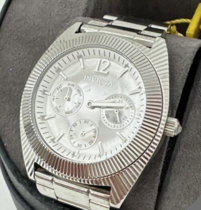 Invicta Women's Watch 25247 Angel Silver Tone Dial Stainless Steel Quartz 39mm
